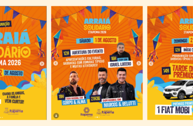 Arraiá Solidário Itapema 2026 movimenta a Praça da Paz com música, gastronomia e solidariedade